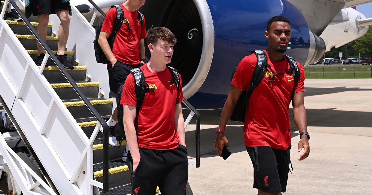 Liverpool star pictured with transfer target after he's spotted on Anfield visit