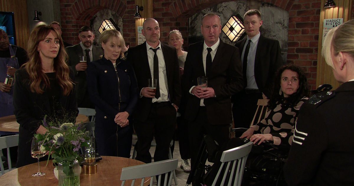 Devastating funeral, surprise return and arrest on Coronation Street next week