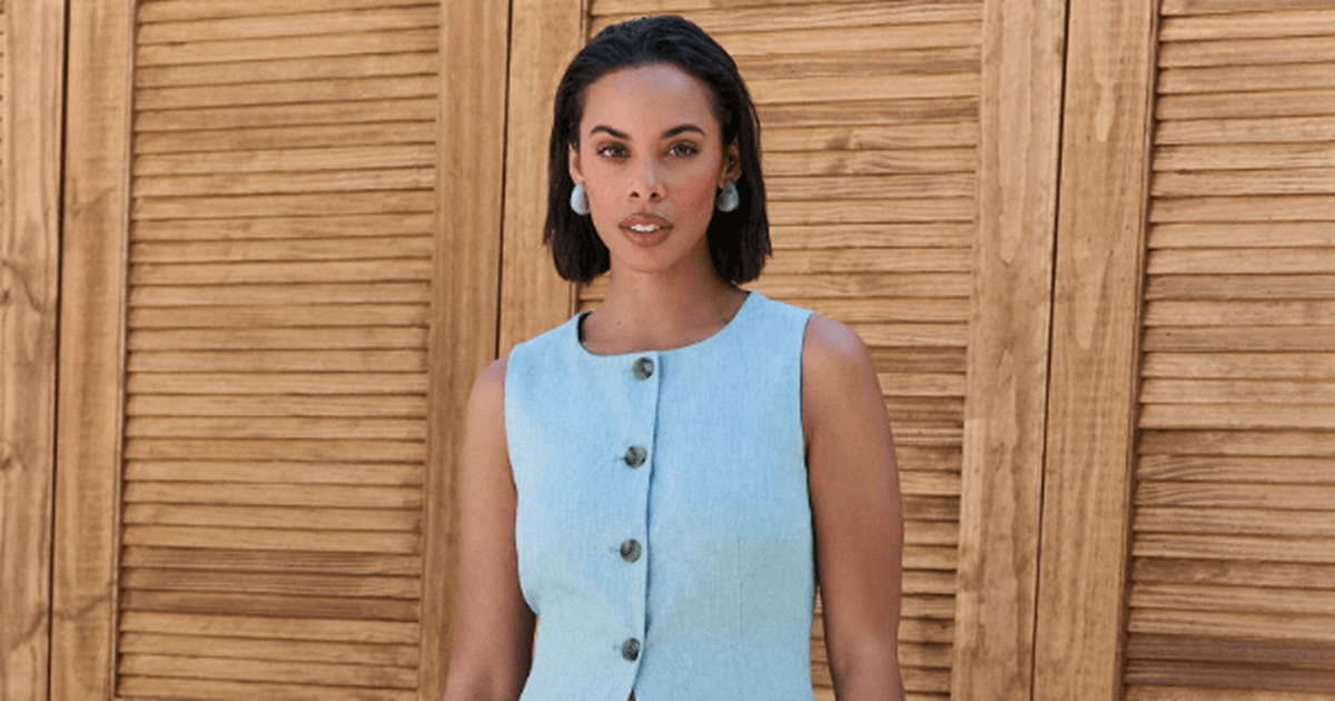 Rochelle Humes stuns in Next's linen co-ord hailed as 'perfect'
