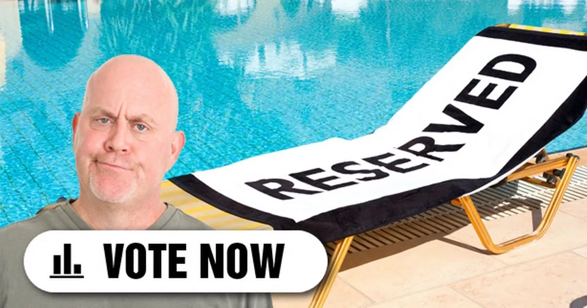 Do you use a towel to reserve a sun lounger