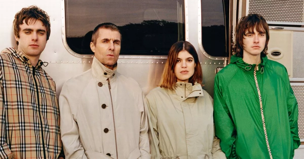 Liam Gallagher and children join forces for huge campaign ahead of Oasis tour