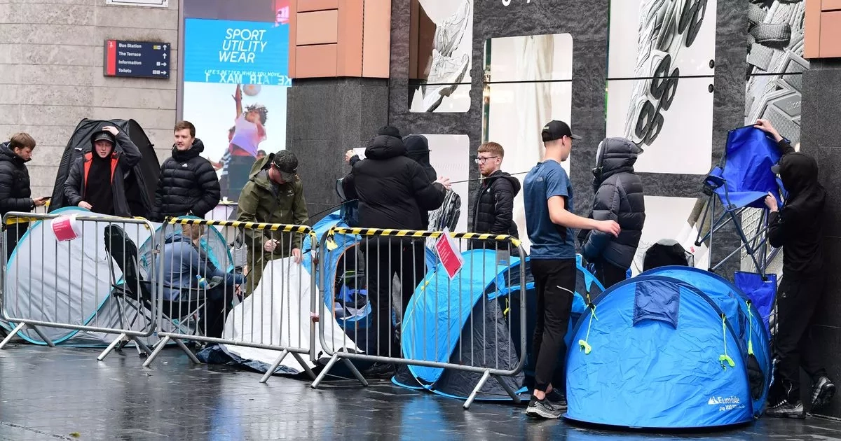 Nike fans brave sleepless queue for Air Max 95s – and all have same plan after