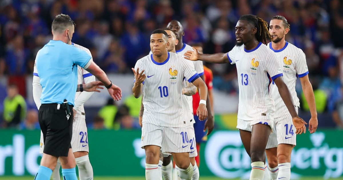 Kylian Mbappe speaks out after angrily confronting referee Michael Oliver