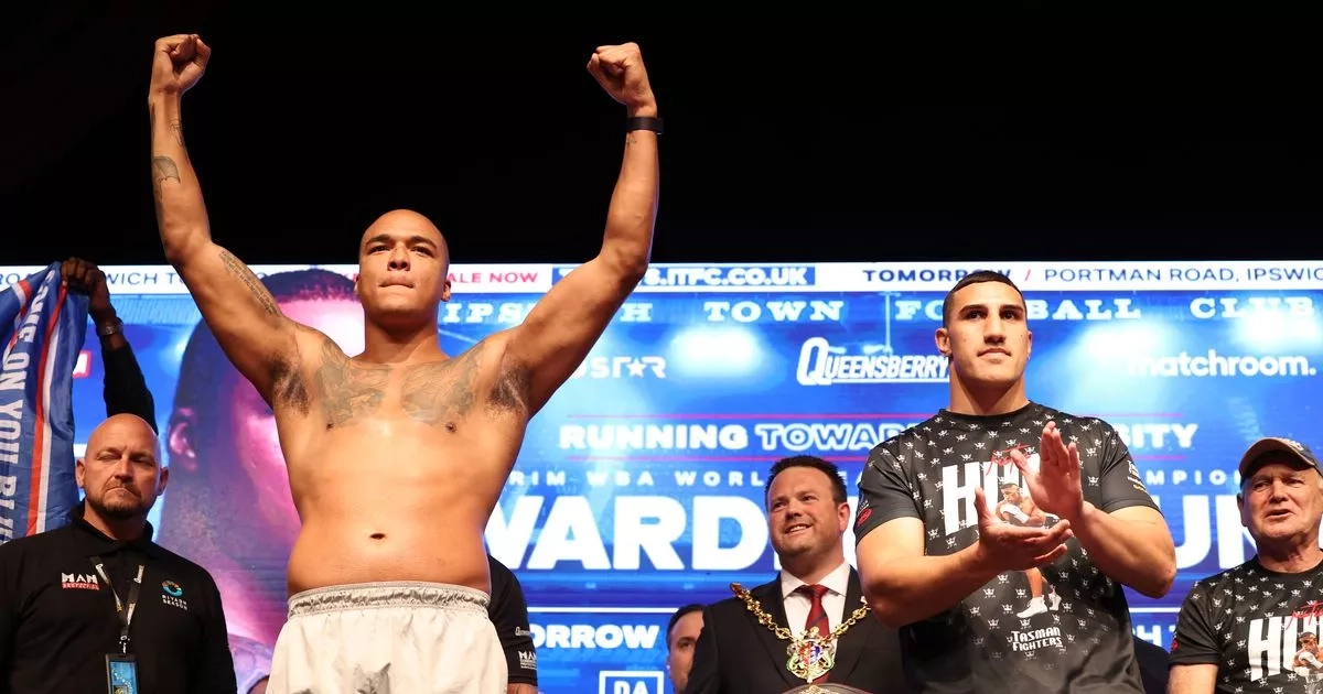 What time does Fabio Wardley fight start? Ring walk time for Justis Huni bout