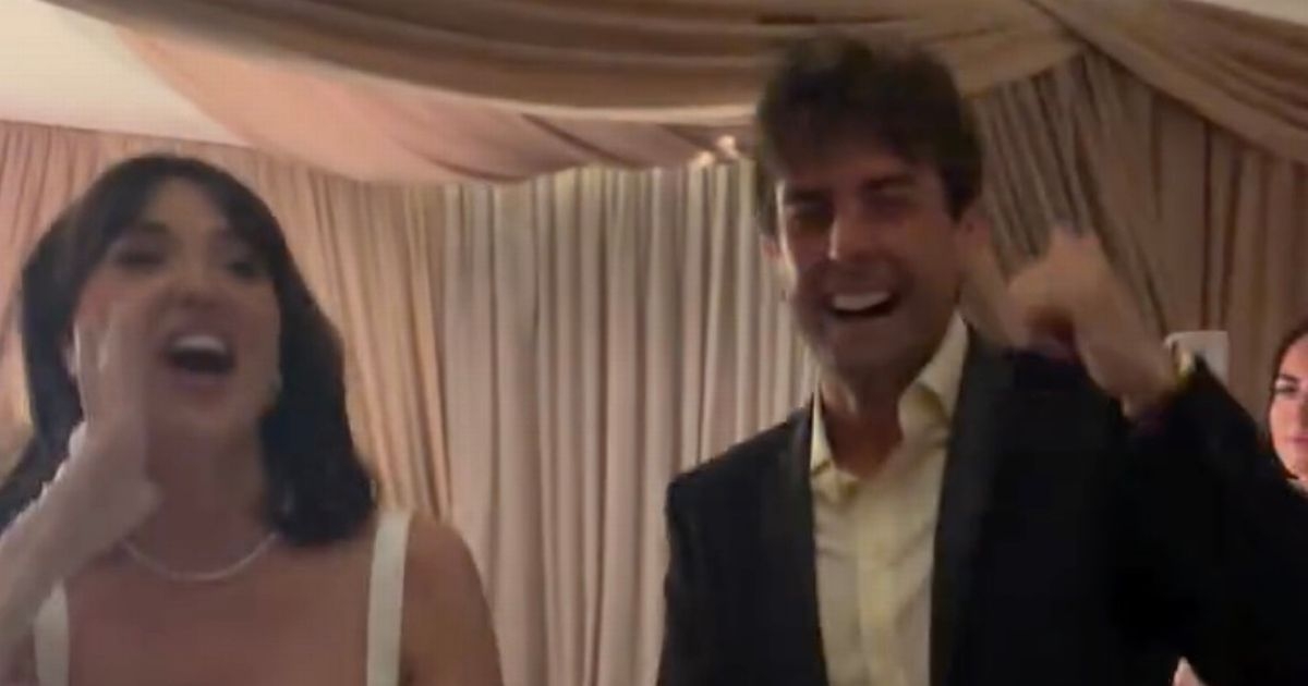 James Argent performs at Megan McKenna's wedding after girlfriend's abuse post