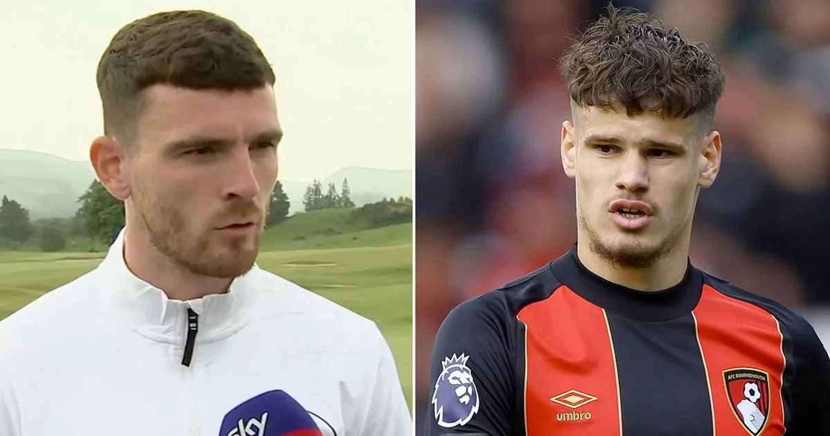 Andy Robertson makes statement on Liverpool future as Reds close in on Kerkez