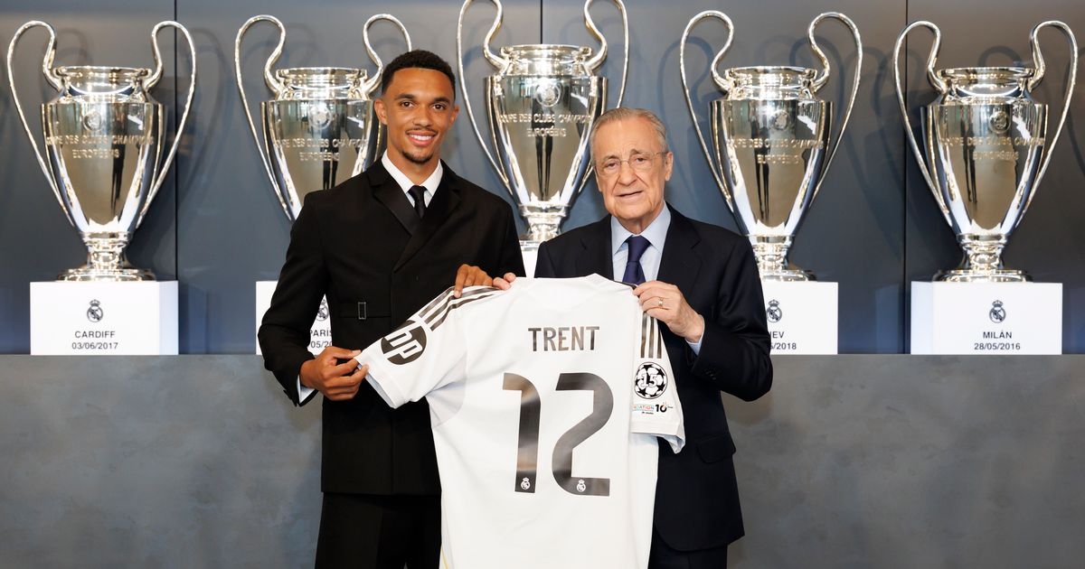 Liverpool fans say the same thing at Alexander-Arnold's Real Madrid unveiling