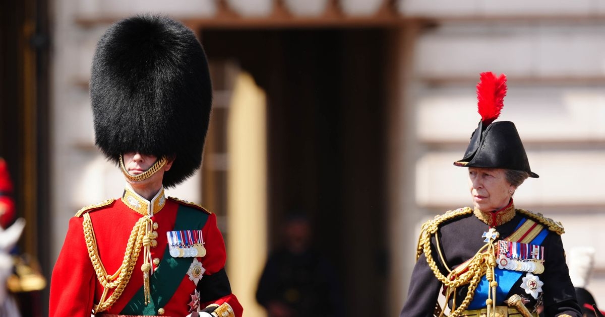 Anne proudly rides at Trooping the Colour following horror horse accident