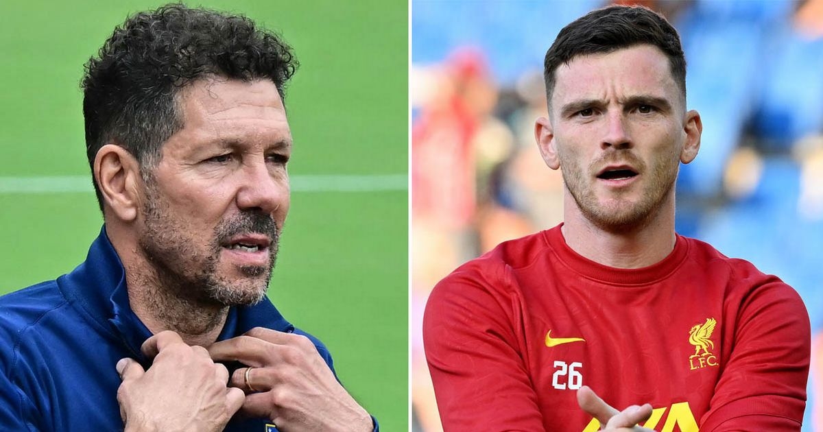 Andy Robertson could face awkward Diego Simeone meeting after Atletico comments