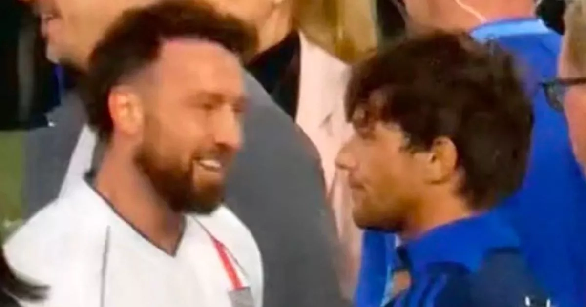 Louis Tomlinson caught on camera snubbing Sam Thompson at Soccer Aid