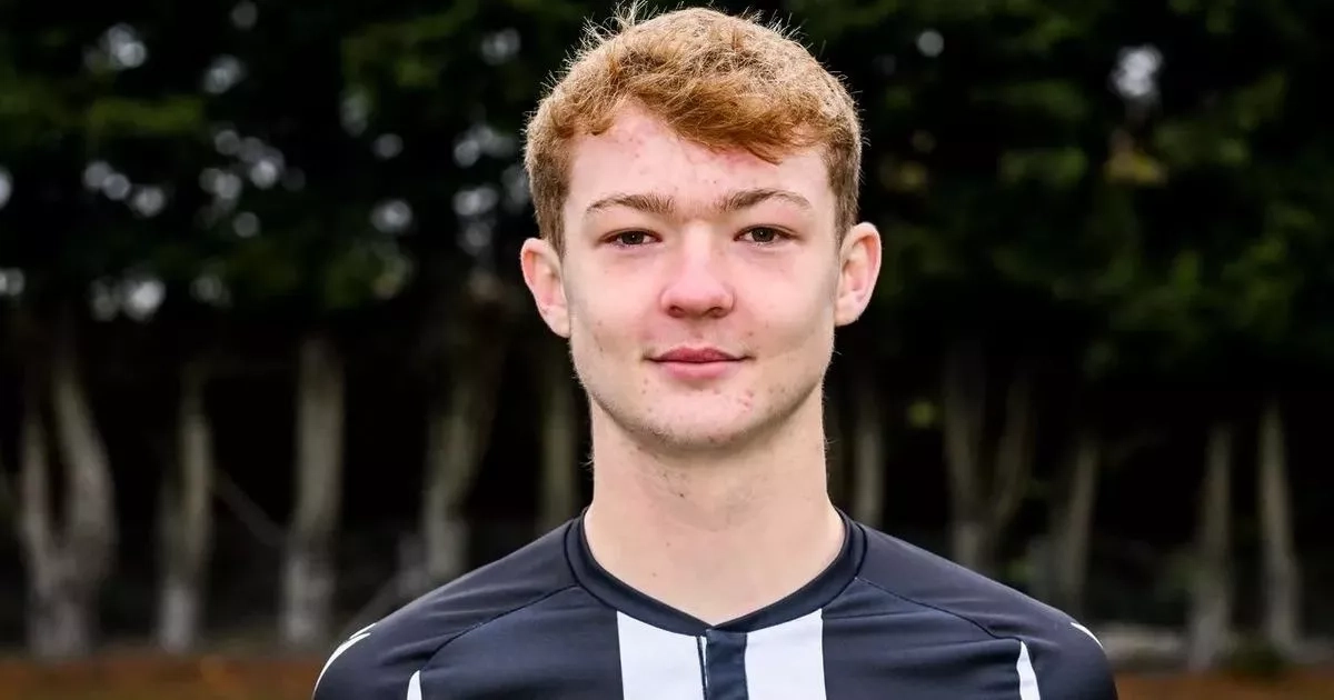 Gifted footballer and his dad die after Mercedes flips upside down into canal