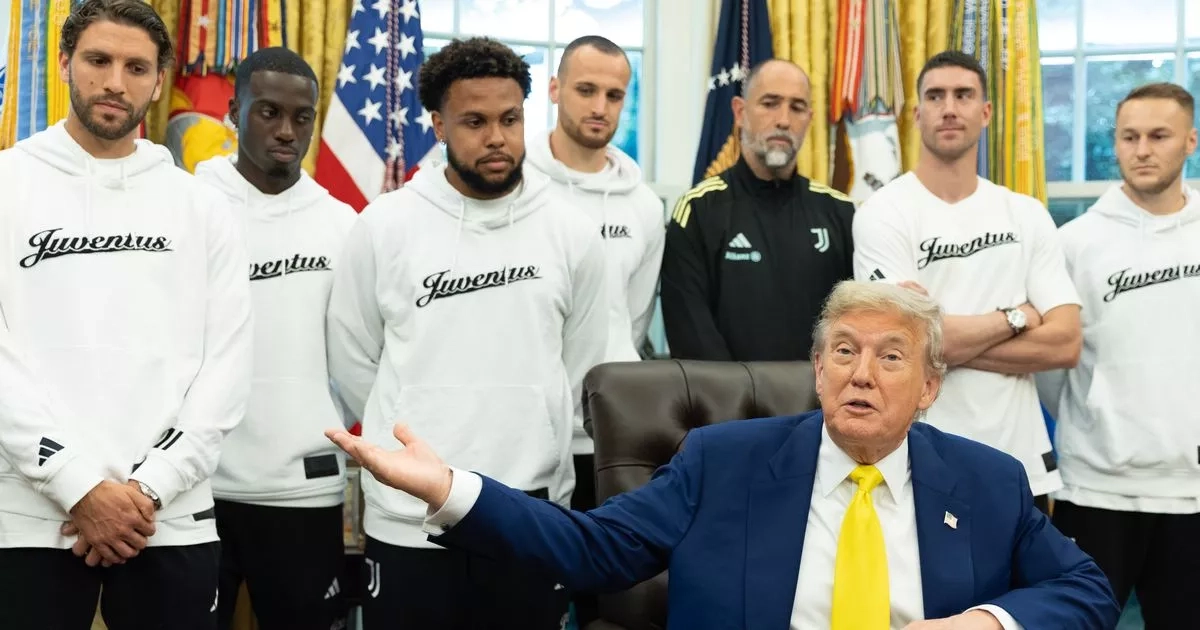 Juventus star breaks ranks and speaks out on awkward Donald Trump visit
