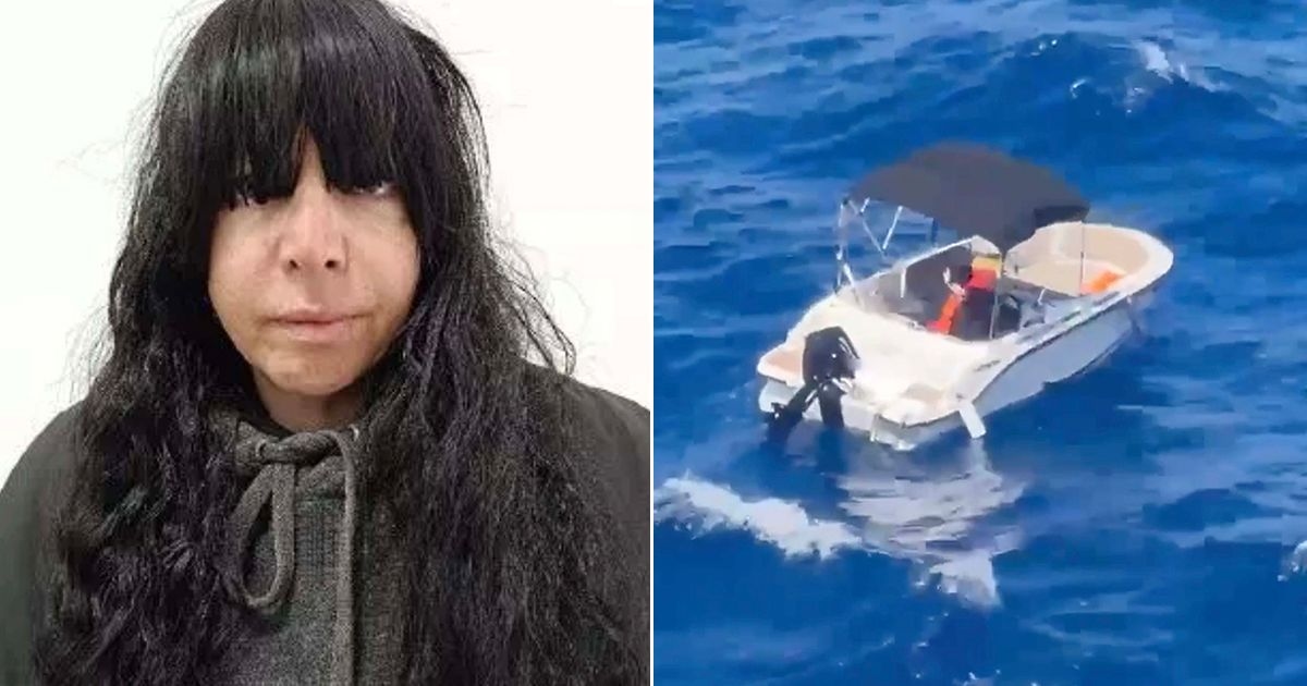 Dramatic moment Brit woman saved after being lost at sea for five days