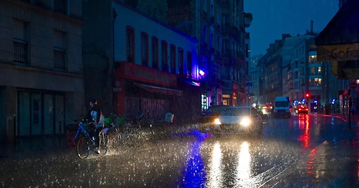 France storms seen in terrifying video as stations flood and Parliament halted