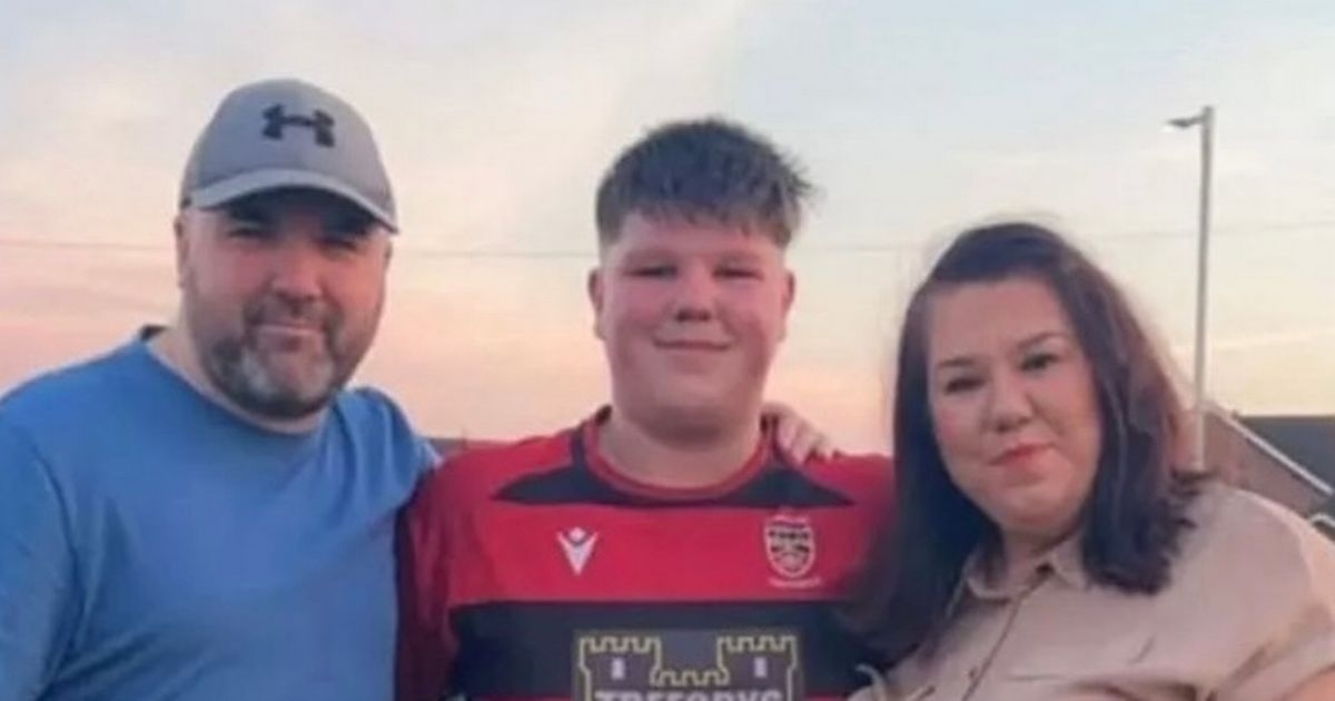 Rugby player stabbed 10 times in front of girlfriend 'half an inch' from death