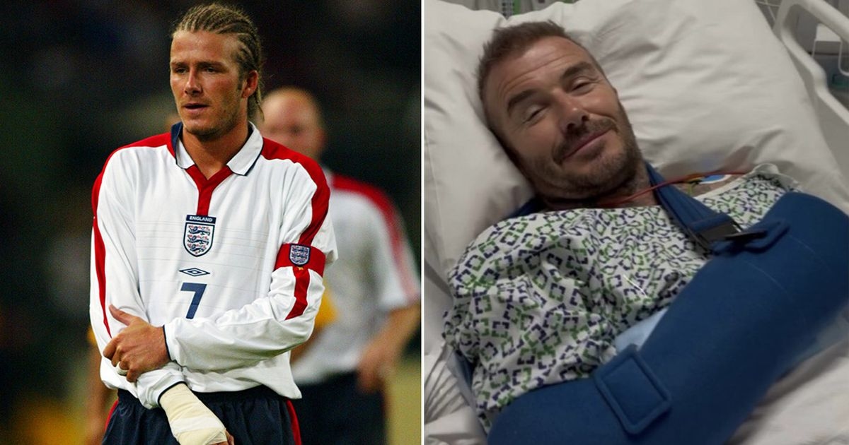 David Beckham's surprise op after 'years in pain' from England injury in 2003