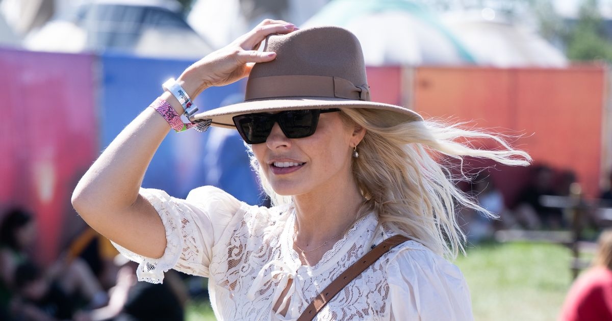 Holly Willoughby's Glastonbury mini dress is the only festival outfit you need
