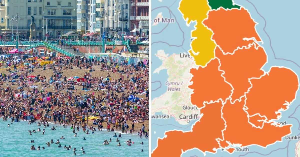 Met Office urges Brits to do single thing when walking in 34C heat