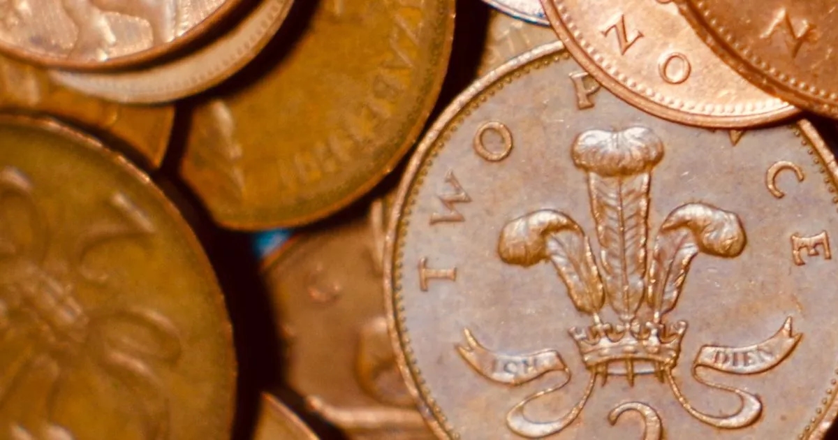 Your 2p coin could be worth £1,000 if it has two-word error