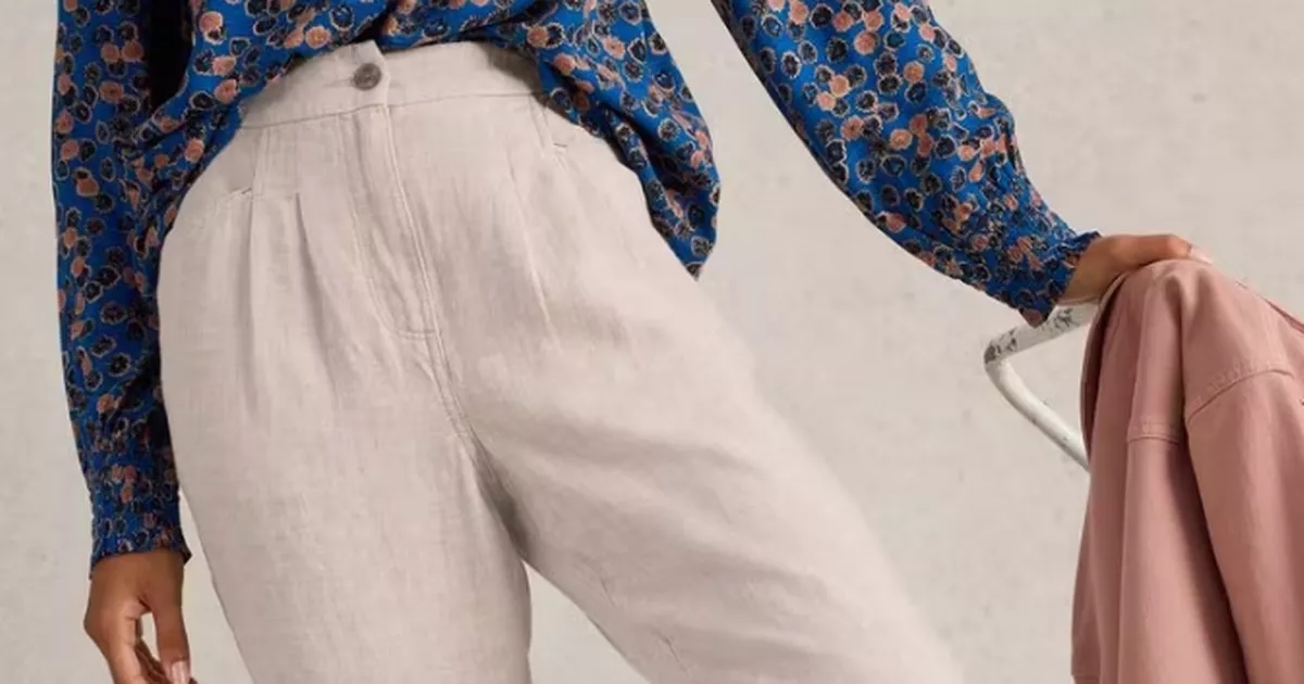 'Cool and comfy' linen trousers shoppers buy 'in three colours'