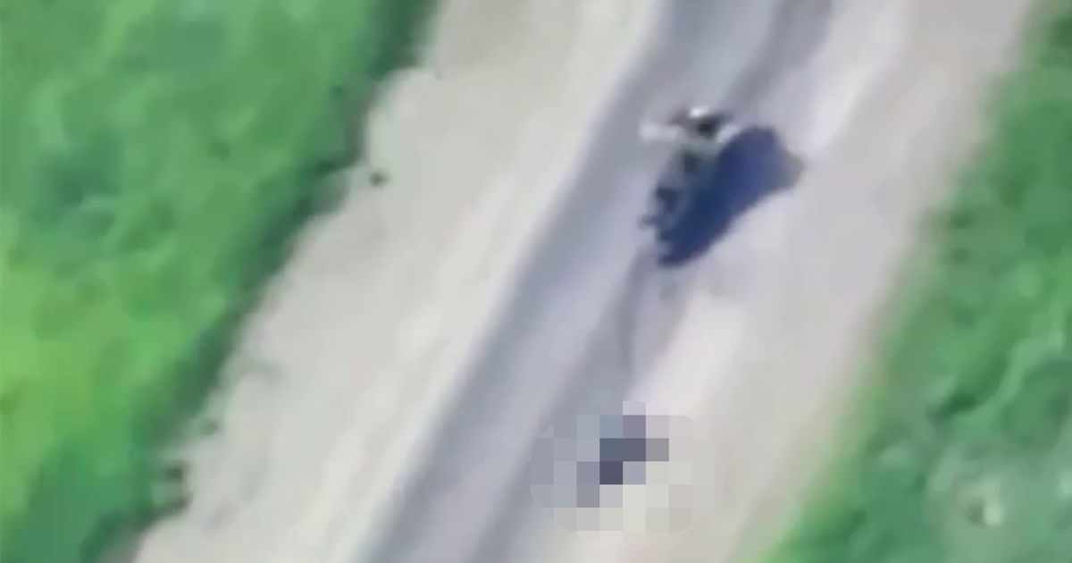 Putin's soldiers drag Ukrainian prisoner to death behind motorbike in sick video