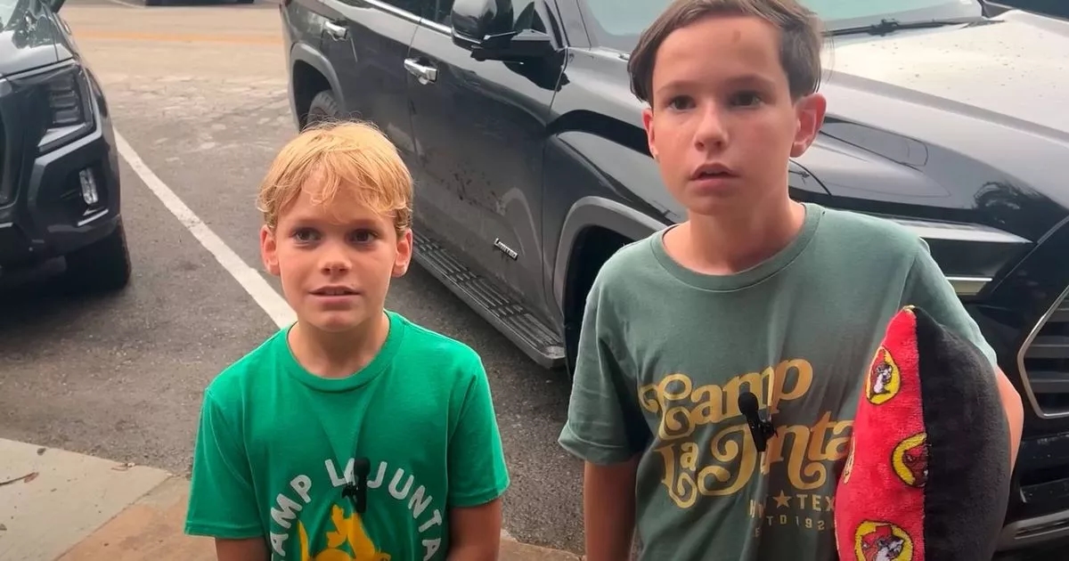 Brothers recall terrifying moment they swam for their lives to escape floods