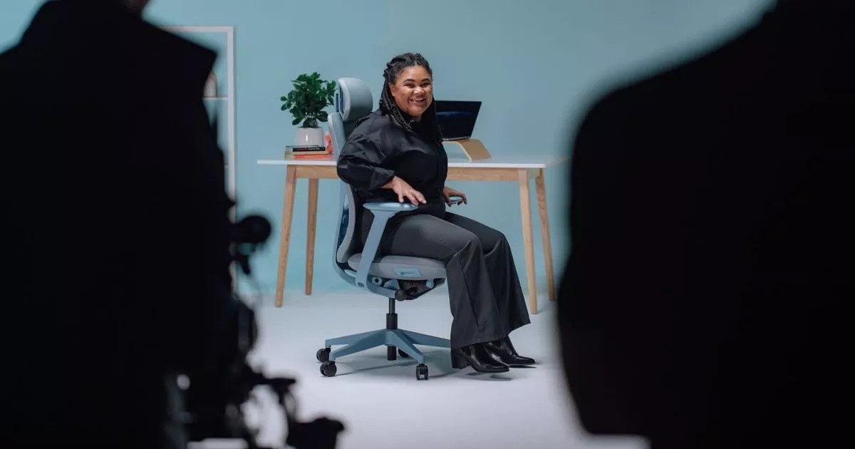 Office chair with 'fantastic back support' perfect for home working