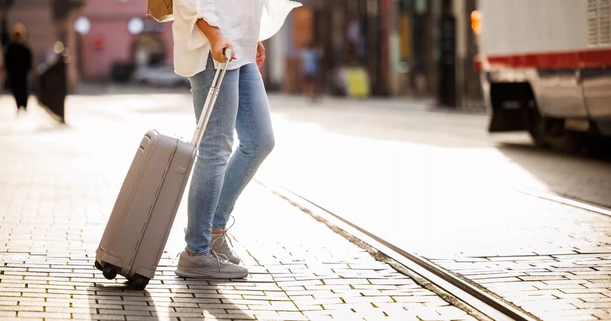 ‘Lightweight and sturdy' expandable carry-on suitcase is slashed by £130