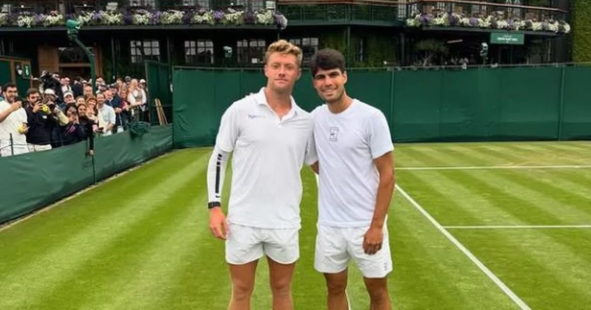 Alcaraz's warm-up partner won £27 at recent tournament and slept on golf course