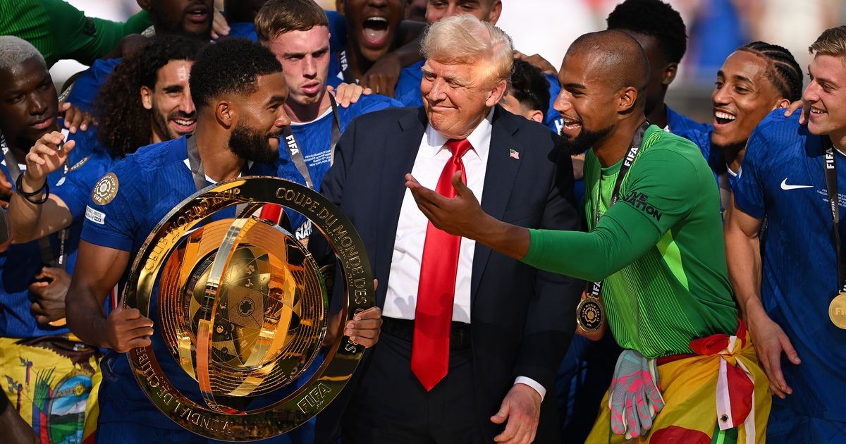 Chelsea lifted fake Club World Cup trophy and Donald Trump is to blame