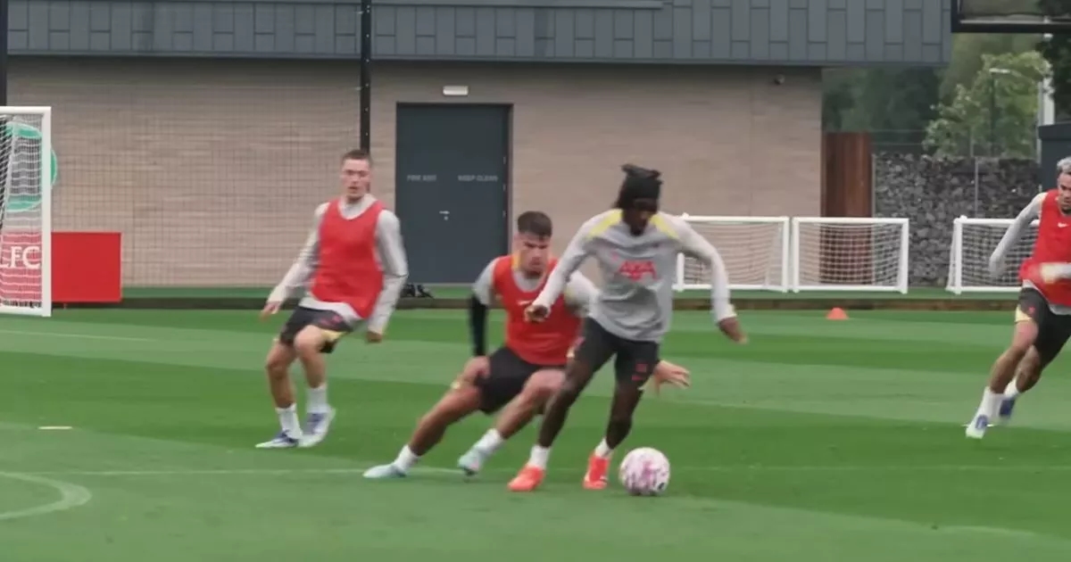 Milos Kerkez leaves Liverpool fans stunned as footage emerges from pre-season training