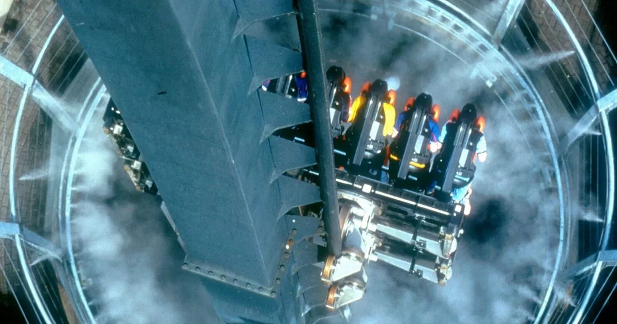 'World's first dive rollercoaster' plunges into 'dark tunnel' at terrifying speeds