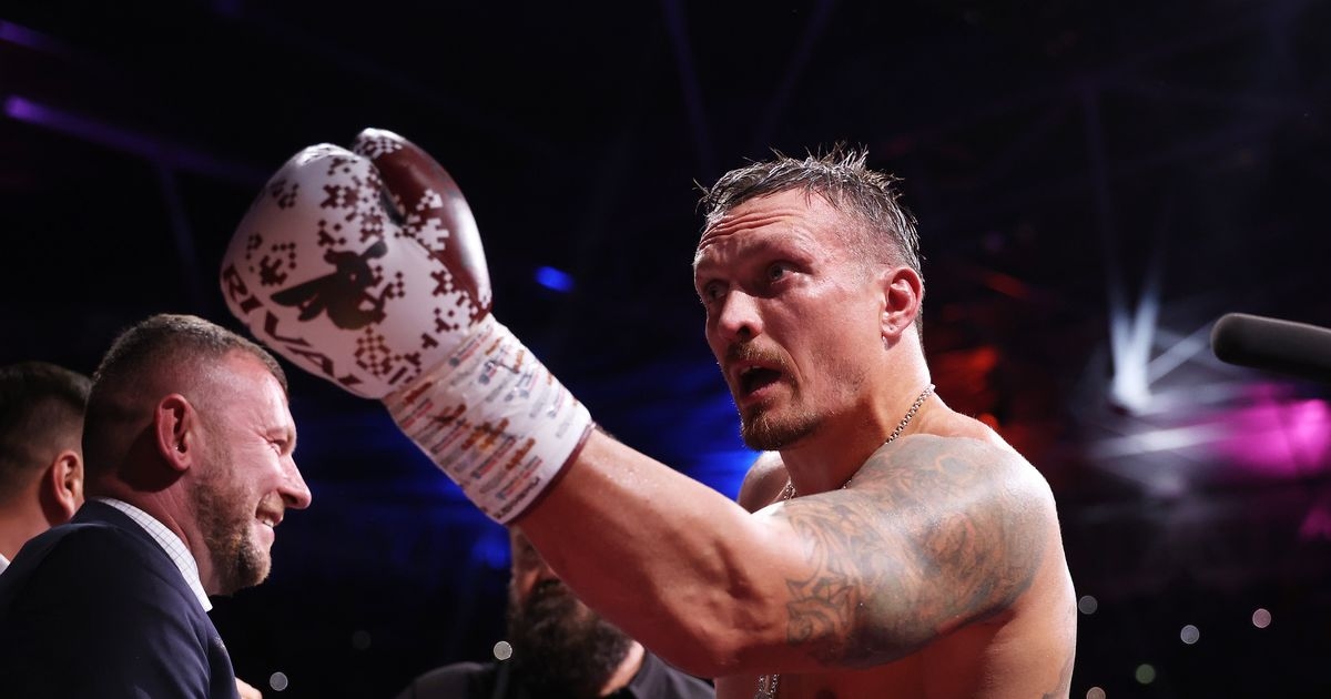 Oleksandr Usyk reveals his name for punch which knocked out Daniel Dubois