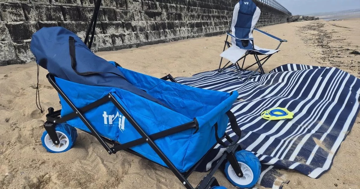 'I took my family to the beach to test out a trolley - it's incredible for days out'