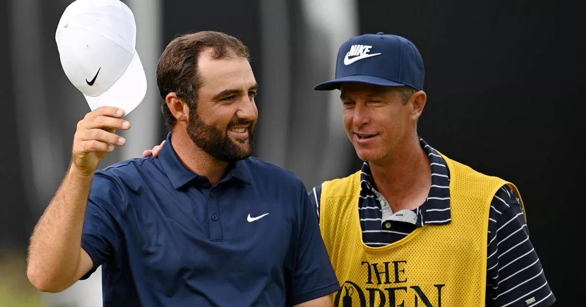 Scottie Scheffler's 'childish' financial agreement with caddie as bank balance hits £14m