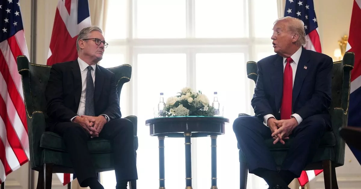 Keir Starmer showed visible 'discomfort' when Donald Trump addressed one topic