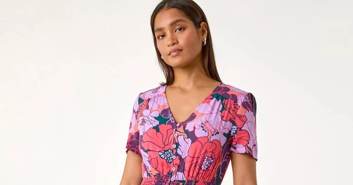Roman's floral maxi dress makes shoppers 'look like they've lost weight'