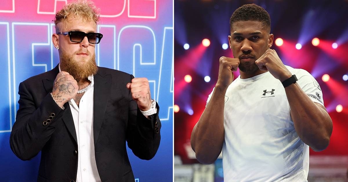 Anthony Joshua needed just three words when first asked about Jake Paul