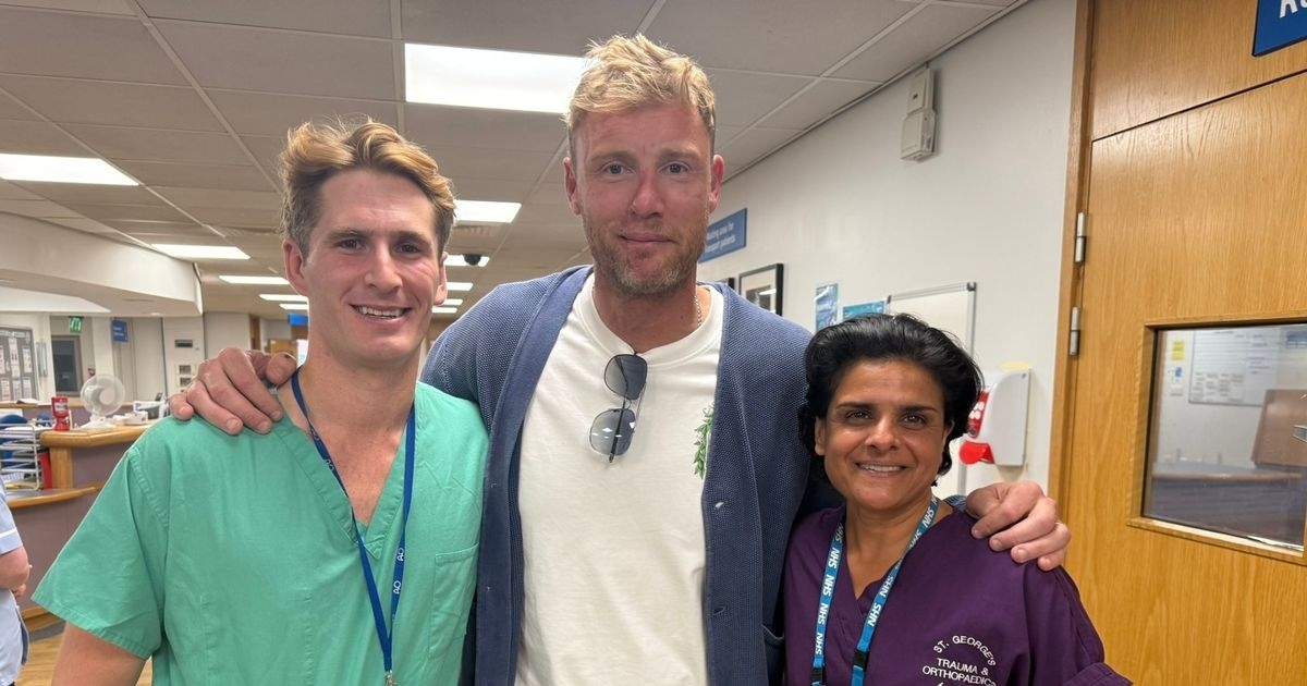 Freddie Flintoff reunites with 'superhero' medics who treated him after Top Gear crash