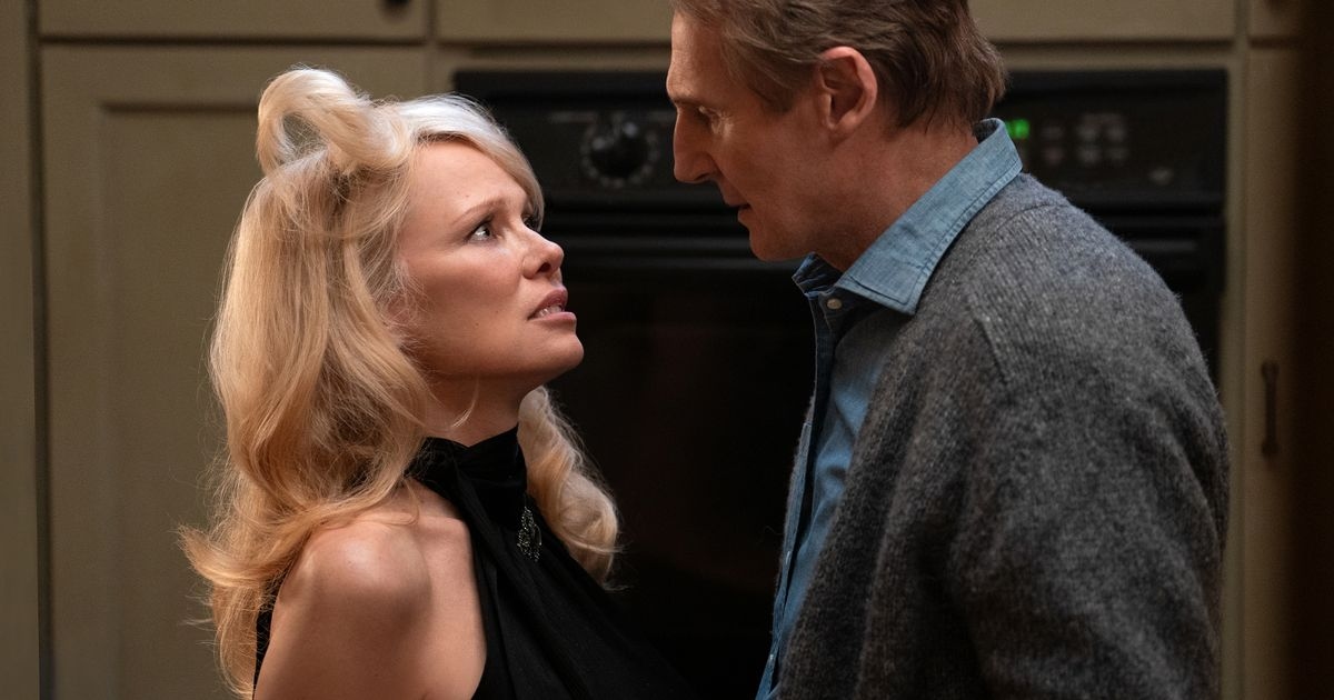 Pamela Anderson reveals how she made movie hunk Liam Neeson 'fall in love' with her