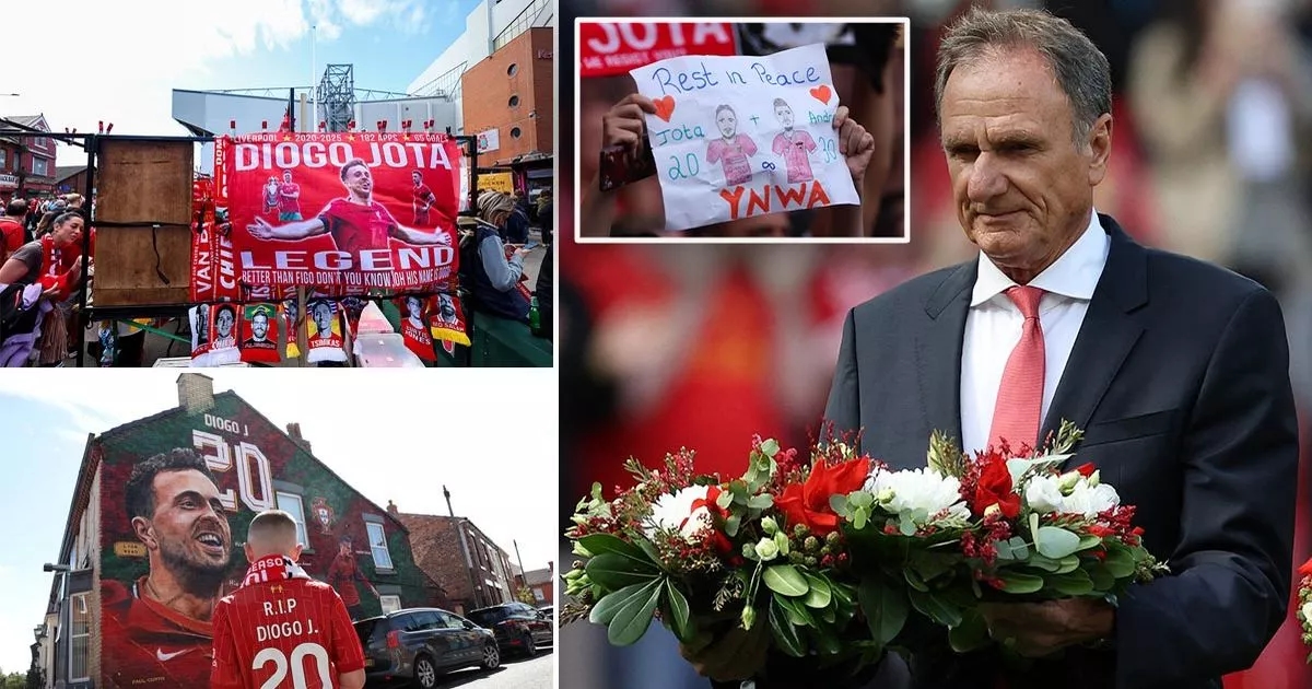 Liverpool legend pays touching Diogo Jota tribute on first match at Anfield since tragedy