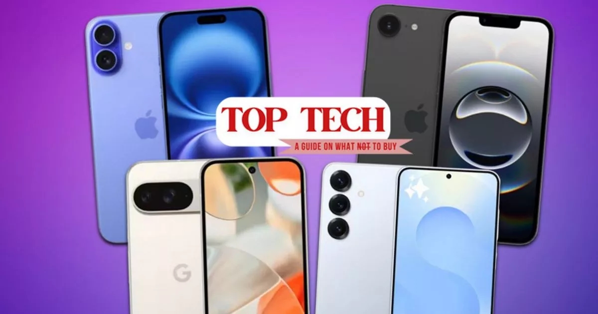 Top Tech: Sky's best Apple, Samsung and Google phone deals at less than £25 a month