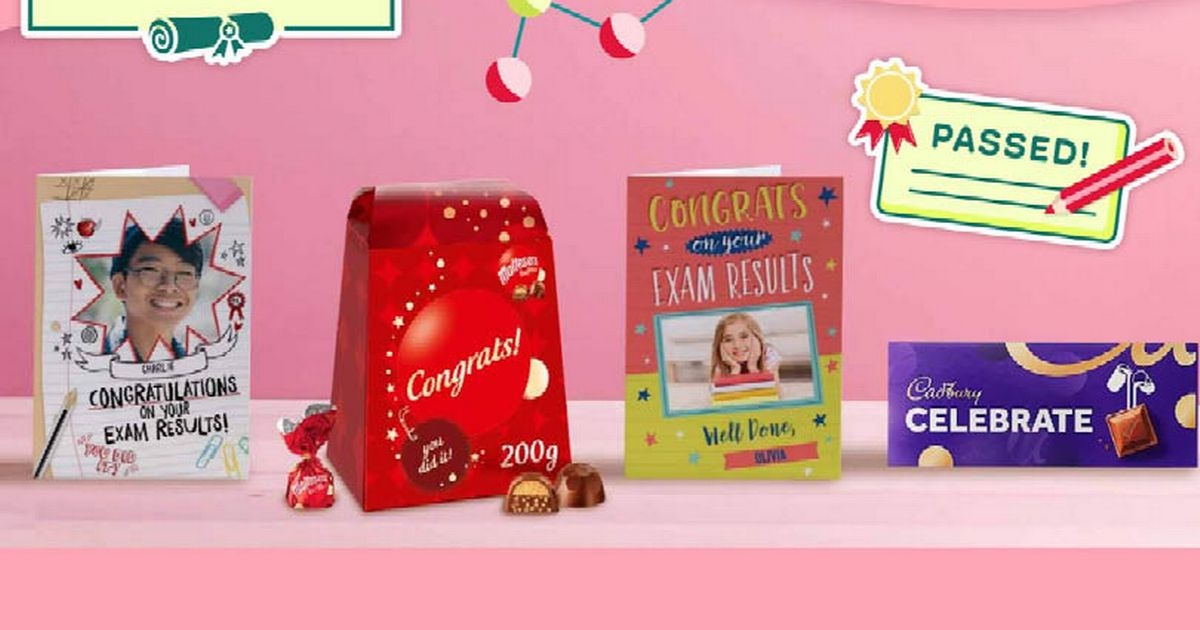Celebrate Exam Results with a FREE card from Moonpig plus FREE delivery!