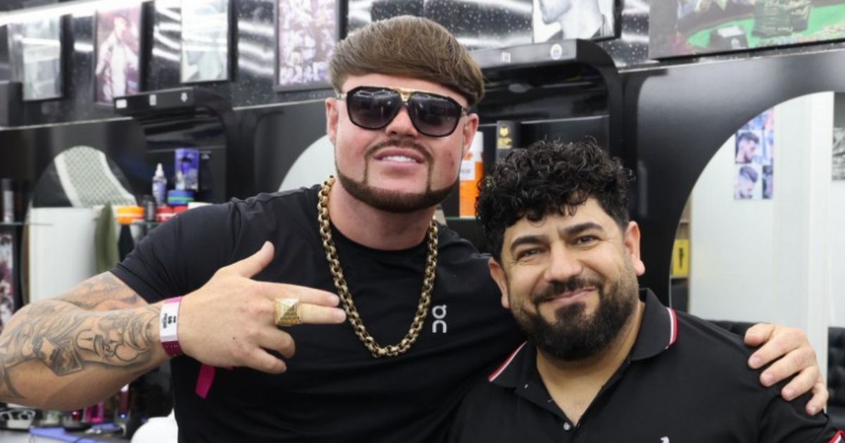 Ibiza Final Boss Jack Kay reunites with barber behind unique haircut after going viral