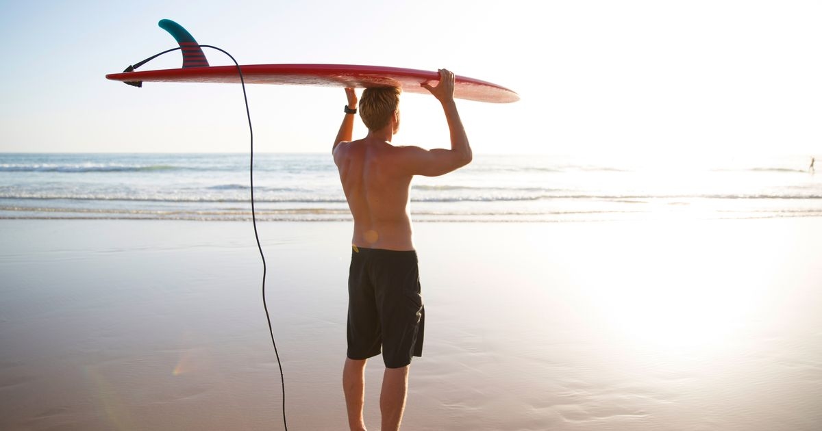 Man goes surfing and looks completely different when he returns after big mistake