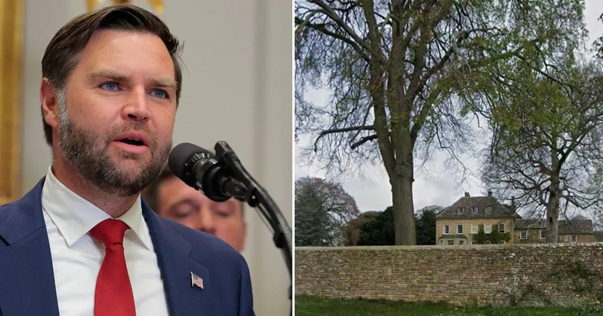 JD Vance to spend summer in Cotswolds manor - next to Jeremy Clarkson's farm