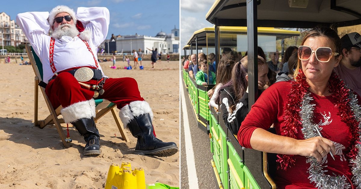 'I celebrated Christmas on UK tourist beach and everyone thought the same thing'