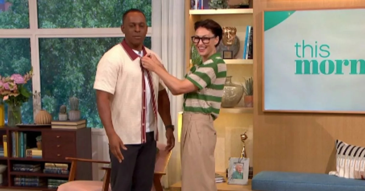 This Morning chaos as host forced to make outfit change live on air