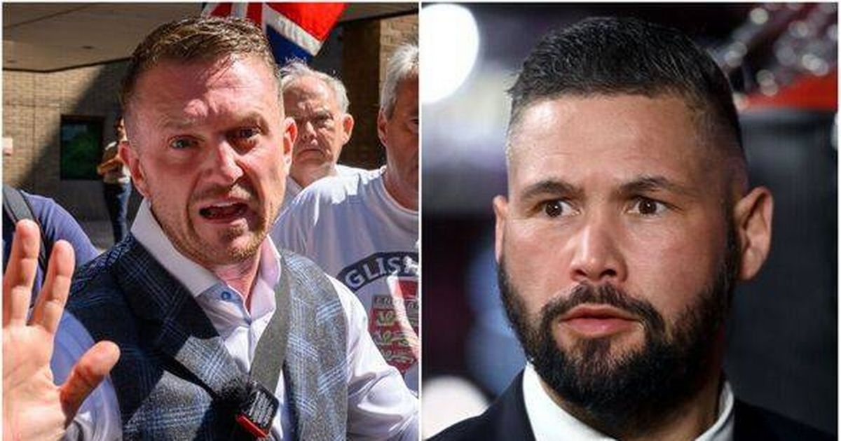 Tony Bellew involved in furious row with Tommy Robinson - 'Mouthy p****'