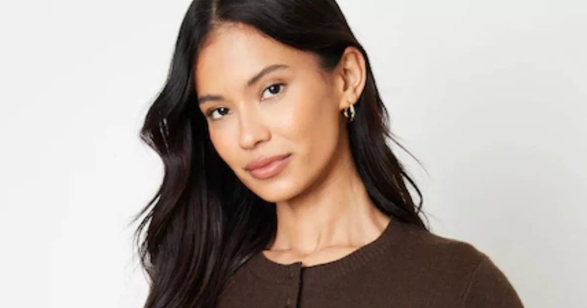 Next's £25 'timeless' cardigan in autumnal colours is perfect for transitional weather